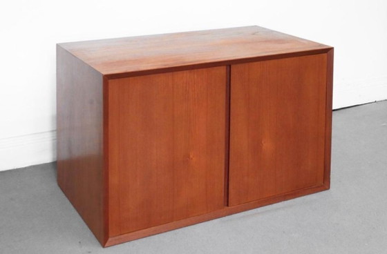 1/2 Poul Cadovius Royal System Credenza Cassetto Scaffale Teak – Scaffali a muro, Legno (photo 15 of 20)
