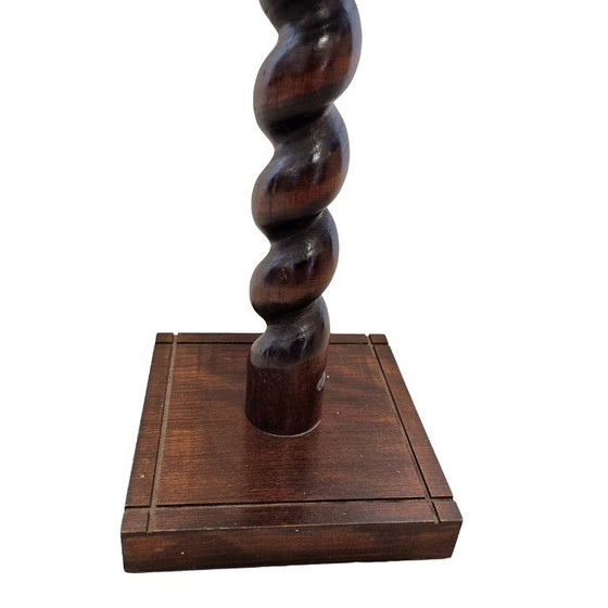 Tavolo in piastrelle vintage francese – Porta piante, Wood, Ceramic (photo 6 of 6)