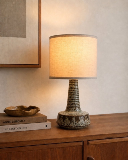 Mid-Century Danish Ceramic Table Lamp by Einar Johansen for Søholm (Model 3071, 1960s)