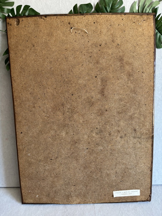 Image 1 of Vintage Sovjet koperreliëf, Tsjekanka, MCM wanddecoratie