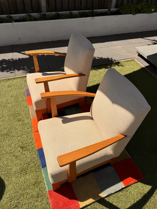 Two Vintage Armchairs - 50s/60s