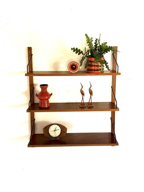 Image 1 of Vintage teak wall system, Poul Cadovius ‘60