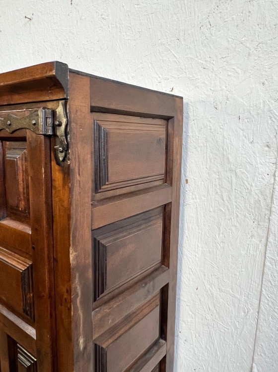 Image 1 of Vintage Spaanse Kast / Wandmeubel, Brutalistisch, 1960's