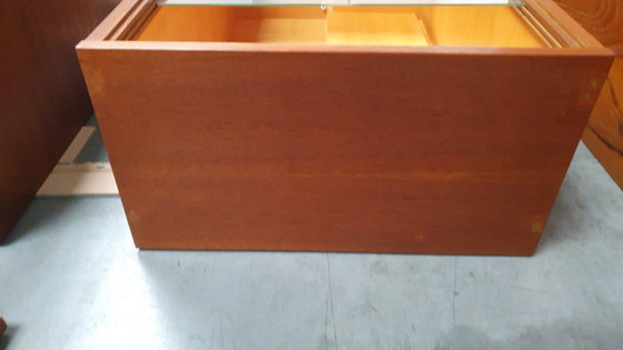 Image 1 of vintage wall unit deens modules teak 60s