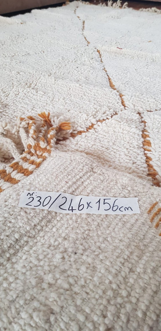 Image 1 of Handgeknoopt Berber kleed wol 246x156cm