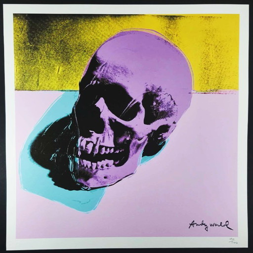 Litografia in edizione limitata "Teschio" di Andy Warhol, realizzata da CMOA.