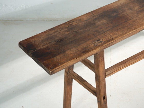 Antieke consoletafel van grenenhout – China, circa 1900 (photo 21 of 40)
