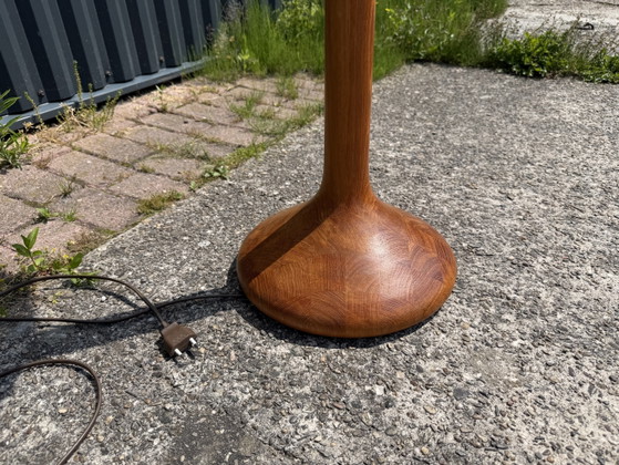 Lampada da terra vintage in teak Domus – Lampade da terra, Plastic, Wood (photo 9 of 14)