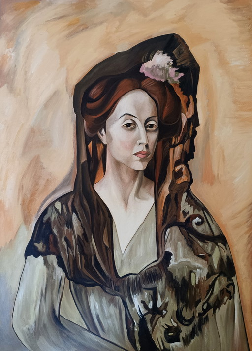 Dipinto olio su cartoncino Corot