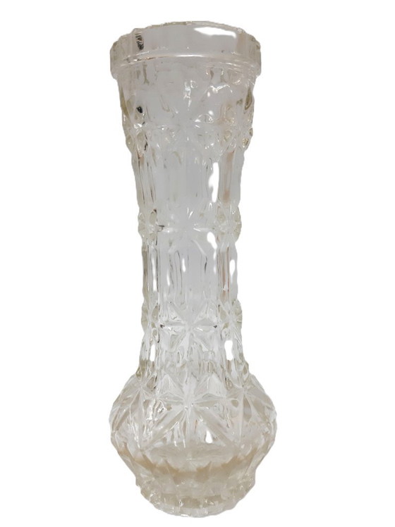 Image 1 of Vintage heldere glazen vaas