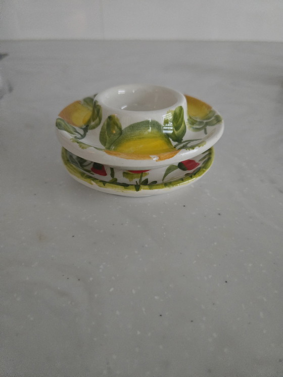 Image 1 of 2 hueveras pintadas a mano