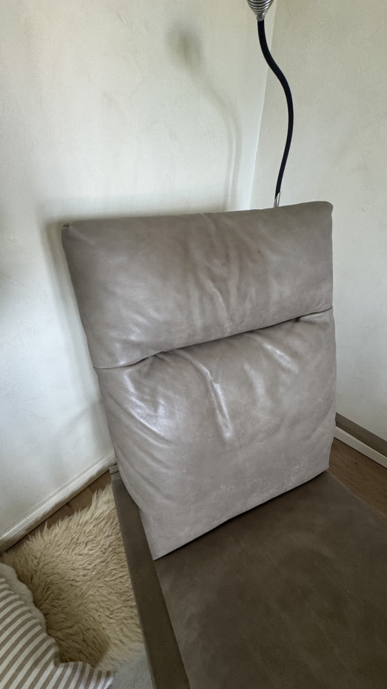 Sillón reclinable Signet Gin de alta calidad con otomana – Sillones reclinables, Leather (photo 2 of 5)