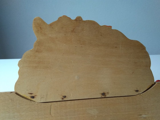 Image 1 of vintage beukenhouten kinderkapstok jaren 60