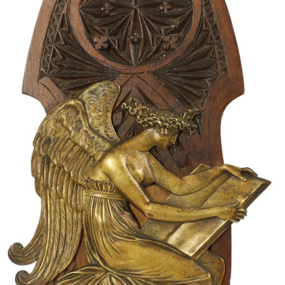 Image 1 of Antica placca di dea greca in bassorilievo