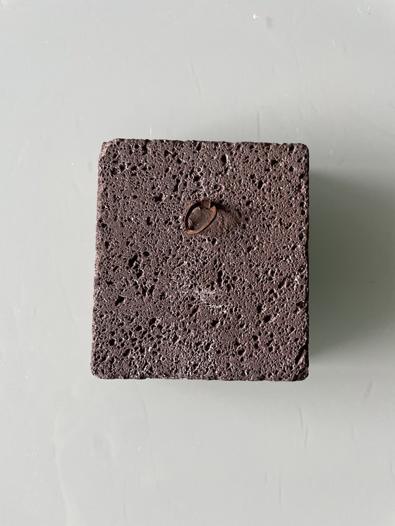 Image 1 of Azulejo de lava esmaltado Jean Jaffeux