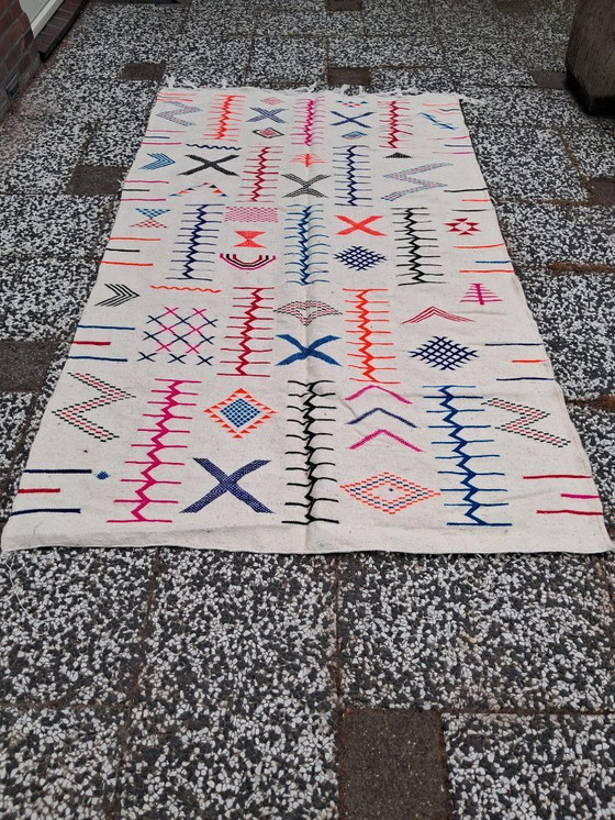 Image 1 of Handgeknoopt Berber kleed wol 233x138cm