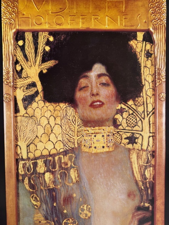 Image 1 of Gustav Klimt (1862-1918), Judith I, 1901, Österreichische Galerie Wien, exhibition poster, Vienna 1900 - Art and Design in 1991,