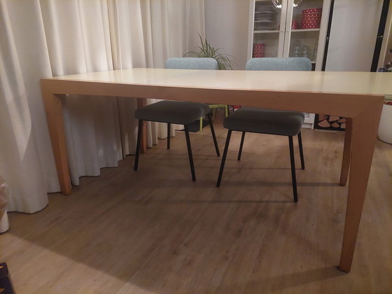 Image 1 of Formica HPL extendable table 165 - 225 x 90 cm