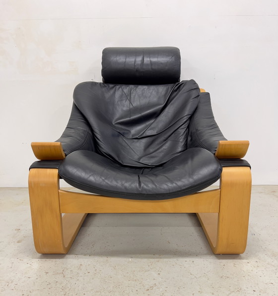 Image 1 of Zweedse Kroken Loungestoelen & Ottoman van Åke Fribyter voor Nelo, 1970