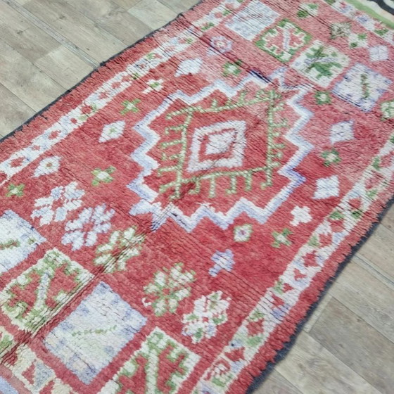 Image 1 of Wonderful Authentic Beni Ouarain Rug XXL – Unique Hand-knotted Wool Piece (330 × 226 cm)