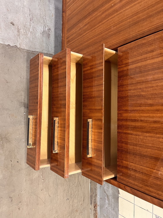 Image 1 of Vintage high-gloss bar cabinet by Van Pelt