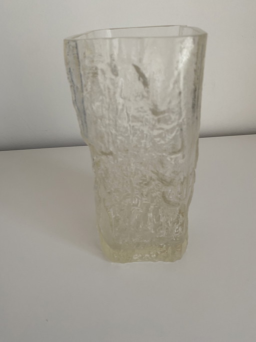 Vase en verre vintage « Pinus » de Tapio Wirkkala pour Italie et Finlande, années 1970, signé