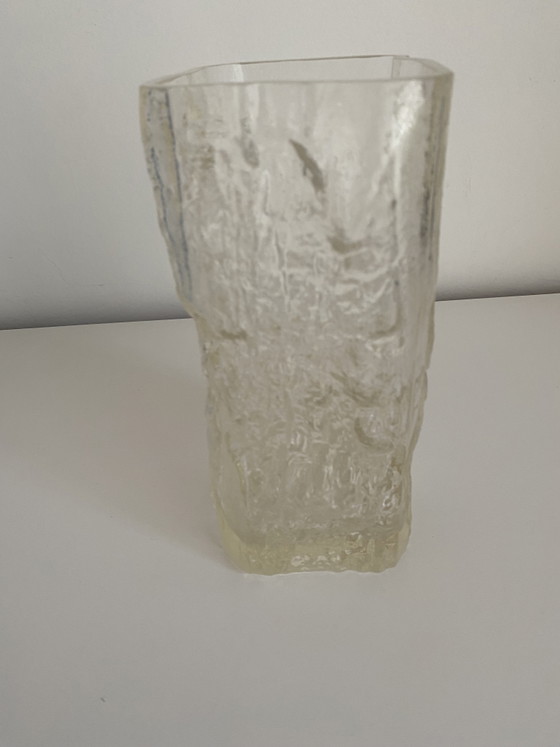 Image 1 of Jarrón de cristal antiguo “Pinus” de Tapio Wirkkala para Italia-Finlandia, década de 1970, firmado.