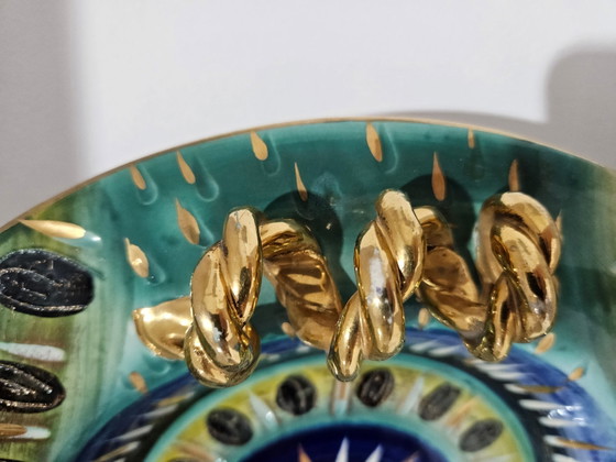 Piatto in ceramica di H. Bequet Quaregnon, Belgio, anni '50 – Stoviglie (photo 13 of 14)