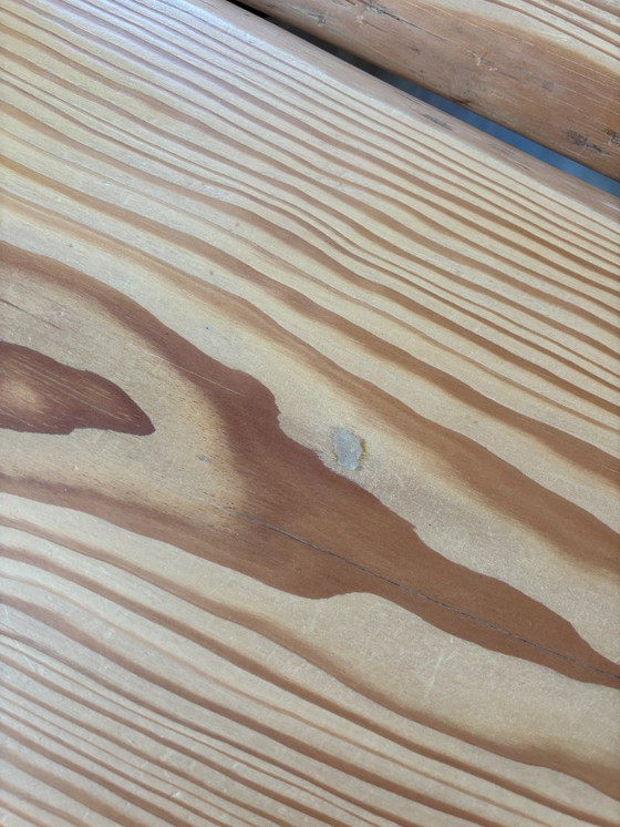 Image 1 of Op maat gemaakte opvouwbare houten bartafel op wielen