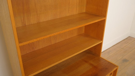 Image 1 of Vintage wall cabinet | Bookcase | Oak | Sliding doors