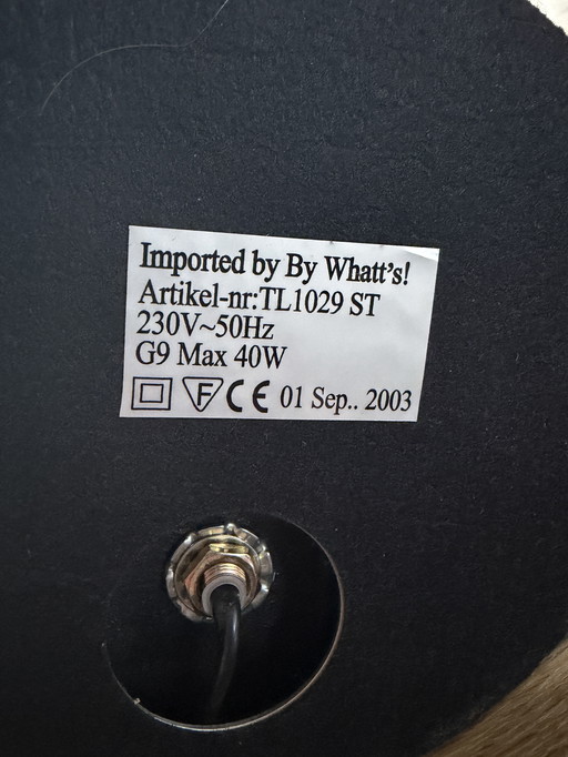 Lámpara de mesa, lámpara de escritorio, lámpara de lectura de Whatt's