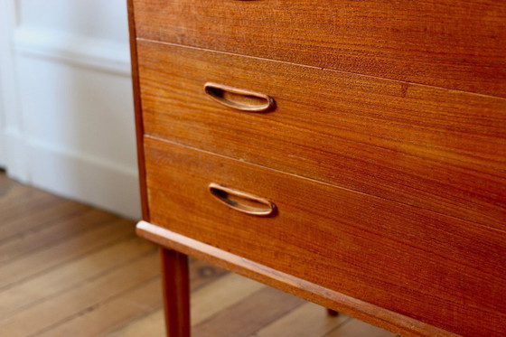 Image 1 of Commode scandinave vintage en teck danemark, 1960