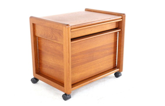 Aksel Kjersgaard trolley side cabinet model 309 vintage Danish, Storage cabinet, Wood, Brown (photo 6 of 17)