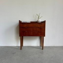 Deens vintage ladekastje teak 3 lades
