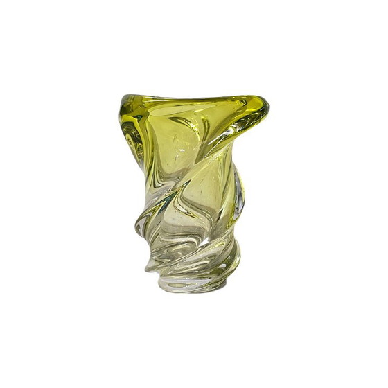 Vase Mid-Century Val St. Lambert de Conque, années 50/60 – Val Saint Lambert, Verre (photo 2 of 6)