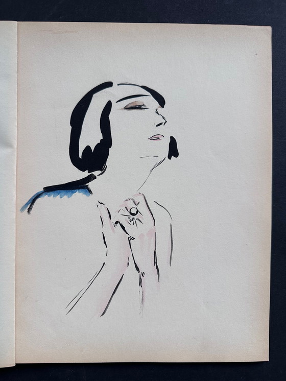 Image 1 of Kees van Dongen La Garconne 1925 pochoir "Priere"