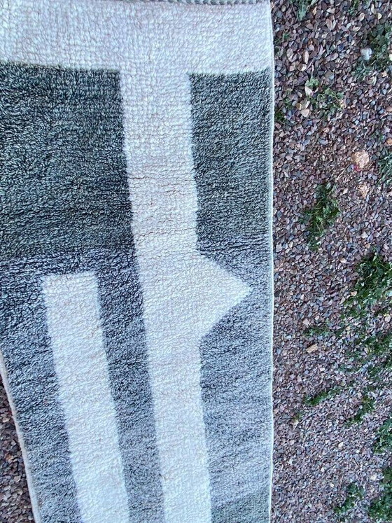 Handgefertigter Läufer 400cm x 70cm – Teppiche & Läufer, Wolle (photo 5 of 8)