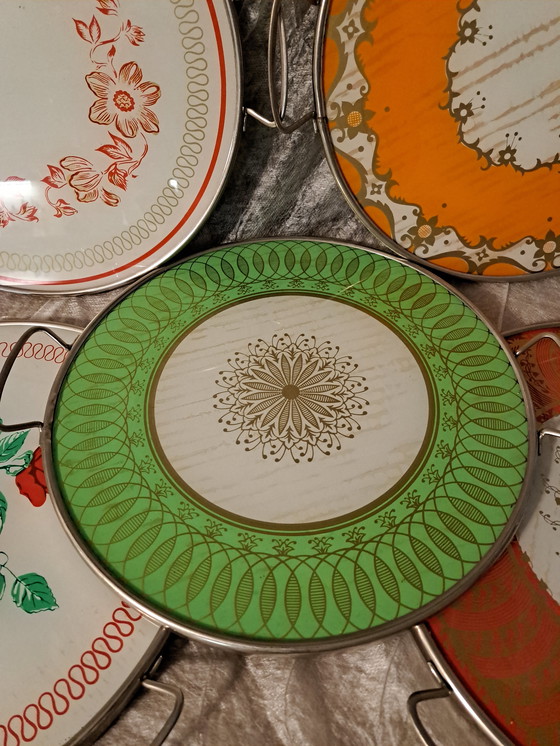 Image 1 of Art deco taart schotels