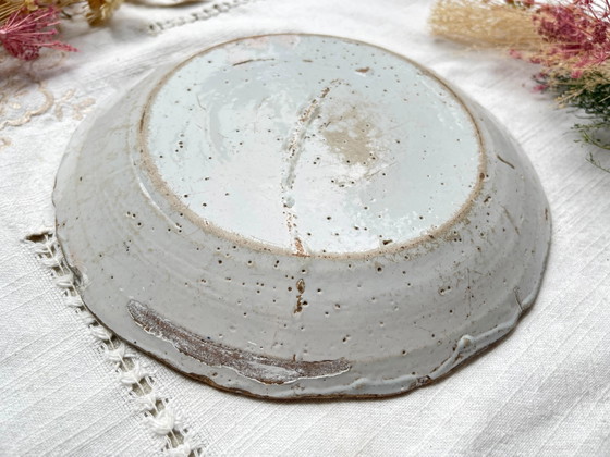 Antiek Frans faience bord, 18e eeuw, Nevers bloemmotief – Servies (photo 9 of 9)