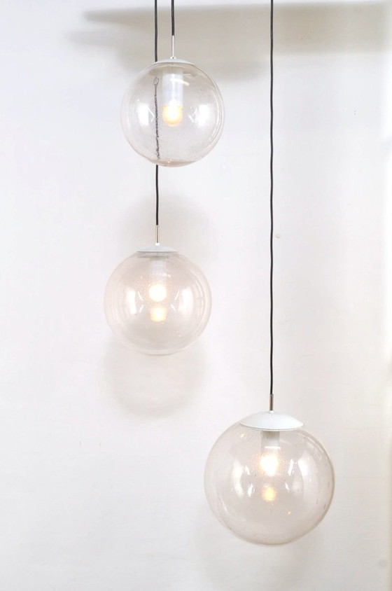 Image 1 of Vintage 3-light pendant lamp, 60s/70s