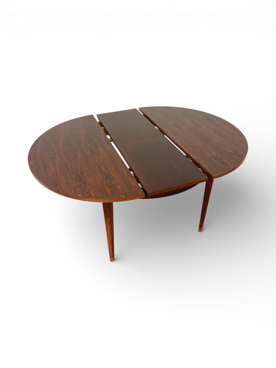 Image 1 of Tavolo rotondo allungabile vintage di metà secolo, anni '60