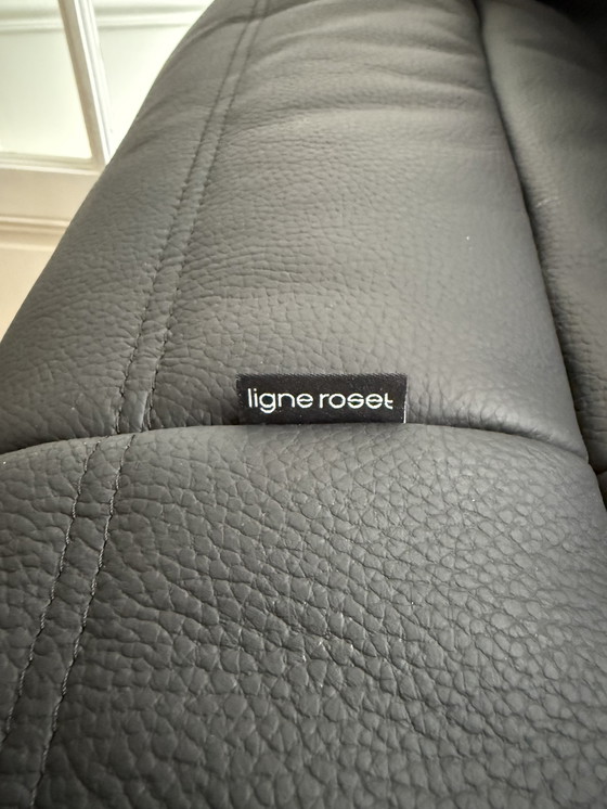 Image 1 of Divano Togo di Michel Ducaroy, linea Roset, pelle nera