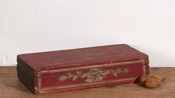 Caja antigua con pátina roja (c.1900) #4 – Armarios de almacenamiento (photo 3 of 40)