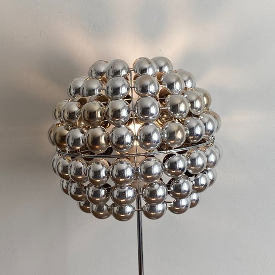 Space Age Kinetic Lamp. 1970. – Table lamps, Plastic, Metal (photo 6 of 7)