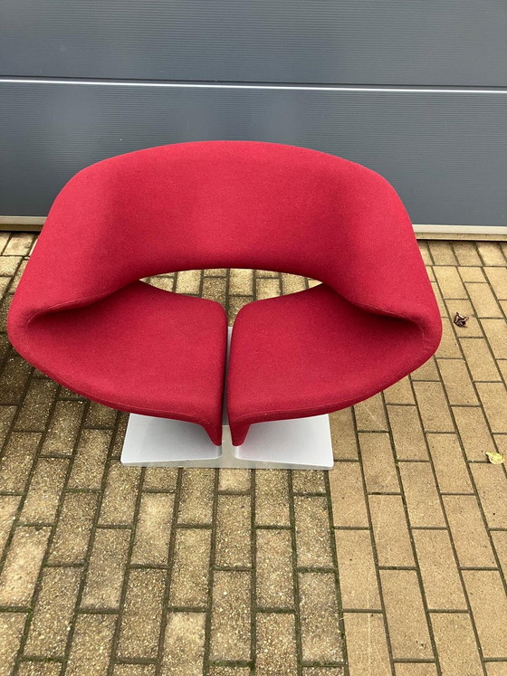 Image 1 of 2x Artifort Ribbon by Pierre Paulin Burgundy in Top Condition (Like New)!!