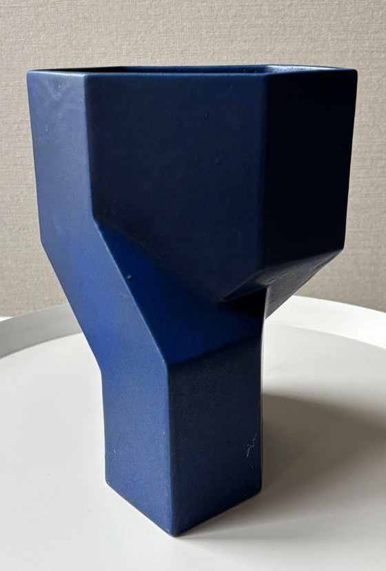 Image 1 of Vaso in ceramica Jan van der Vaart blu