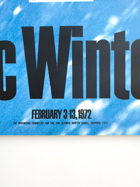 Image 1 of Yusaku Kamekura - Original XI Jeux Olympiques d'hiver, Sapporo '72 B1 Poster | 103 x 73cm | Japan Plakat