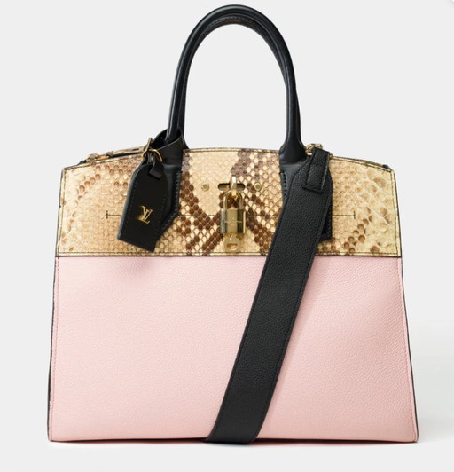 Sac LOUIS VUITTON City Steamer en Cuir Rose - 101869