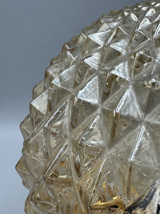 Image 1 of Vintage ceiling lamp in cut glass