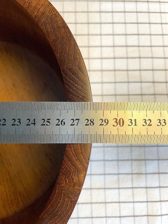 Ciotola XXL in Teak Mid Century Nissen Bowl Anni '60 Vintage Scandi – Ciotole, Wood (photo 22 of 22)